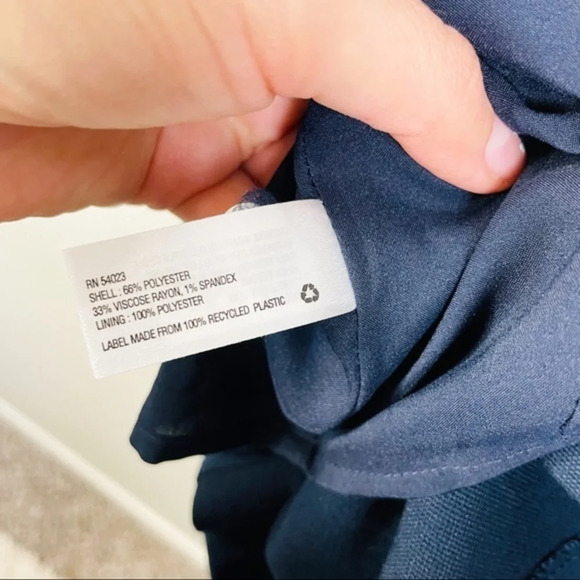 GAP Navy Blue Sleeveless Sheath Dress Size Small Tall - Picture 6 of 6